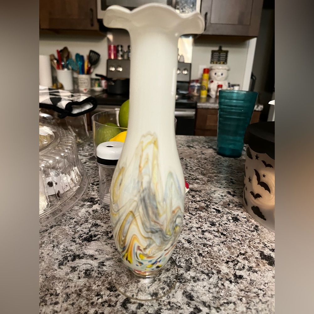 Swirl pattern Vase